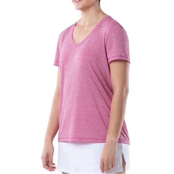 Women's Core Athletic Workout Active Short Sleeve V-Neck T-Shirt 2-Pack Size XS - Picture 13 of 15